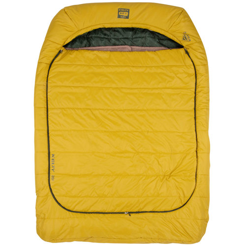 Kelty Tru.Comfort Doublewide Sleeping Bag-Regular Olive Oil/Gamescape